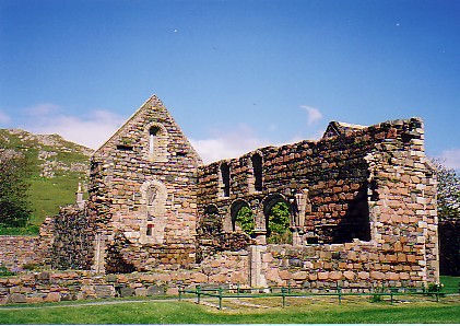 The Nunnery on Iona, a Benedictine Priory founded in 1203 A. D.