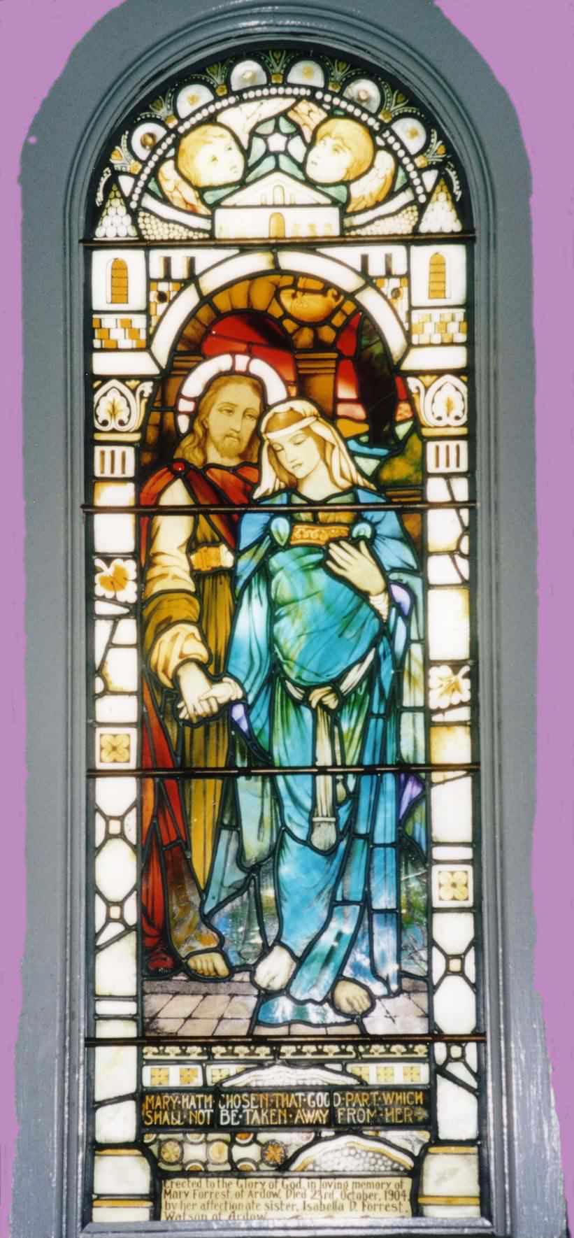 Stained glass window, Kilmore Church
